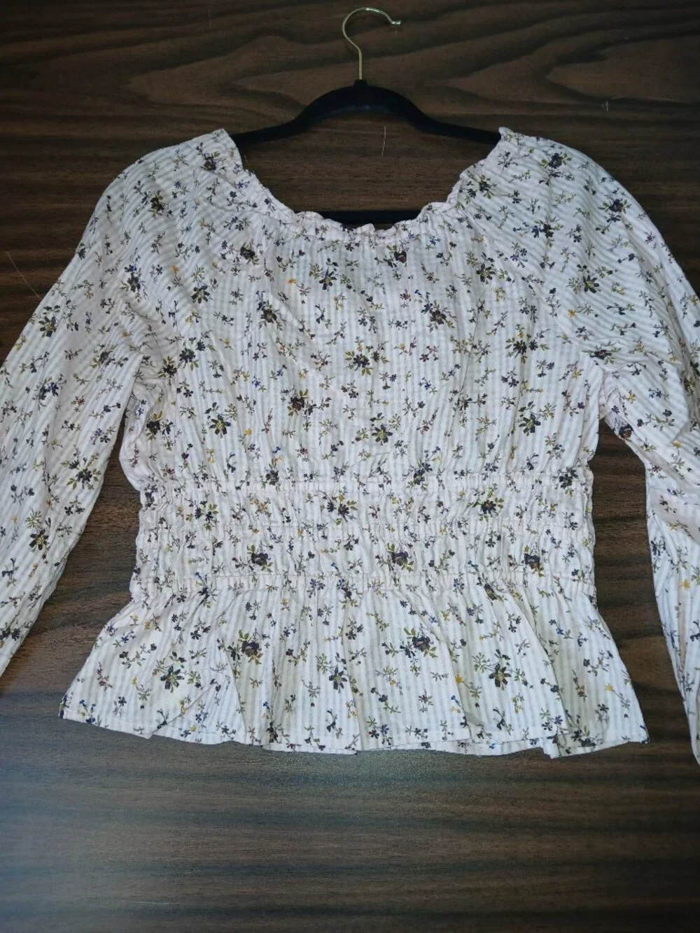 Madewell Cottagecore Boho Floral Print top S